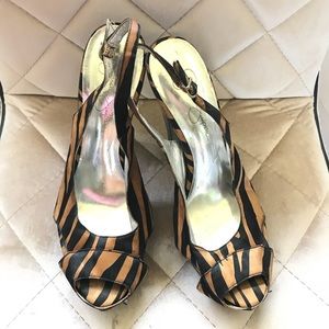 Authentic Jessica Simpson Animal Print Heels
